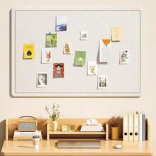 1pc 15.75*31.5 Inch Rectangular Bulletin Board, Felt Board Multi-Purpose Memo Board, Minimalist Display Board - Multicolor - View 13