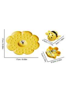 Children's Bee Honey Collection Magnetic Toy For Early Education - Interactive Family Multi-Player Fishing Magnetic Tabletop Game Toy - Multicolor - View 4
