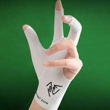 Lightweight Breathable 3-Finger Billiard Glove, Smooth Sweat-Resistant Reduces Friction For Cue Stroke, Unisex Professional Table Tennis Practice And Competition Hand Protection Glove - A - View 4