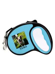 Customizable Retractable Dog Leash With Personalized Name And Photo, Customized Pet Gift, Personalized Dog Walking Accessory, Durable ABS Material, Anti-Tangle, Suitable For Small Dogs, Medium Dogs And Cats, Bright Colors, Customized Personalized Gift For Pet Lovers - Multicolor - View 14