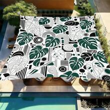 1pc Mandala Geometric Print Square Sun Shade Sail, Suitable For Yard, Pool, Villa Courtyard, Outdoor Leisure Area, Outdoor Sun Shade Sail, Beach Umbrella, Outdoor Sun Shade Cloth, Beach Canopy, Beach Tent, Patio Sun Shade, Outdoor Gazebo, Gazebo - Bohemia C - View 31