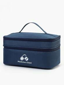 Home, Travel, Outdoor Dual-Use Double Layer Large Capacity Medicine Storage Bag (4 Colors Available), Accessories Not Included - Multicolor - View 12