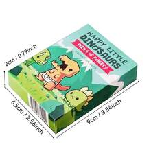 Jeu de fête : Cartes de petits dinosaures, édition étendue - Désastres de soirée en amoureux ou douleurs de croissance - Un jeu interactif parfait pour la famille et les amis, idéal pour Noël, Halloween et Thanksgiving - Multicolore - Voir 2