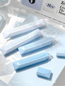 4入漸層色膠帶 筆式雙面膠帶切割器 適用於便箋、日記、DIY手工、剪貼簿等 - 彩色 - 查看 11