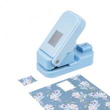 2.5x2.1cm Postage Stamp Edge Paper Punch For Junk Journal & Scrapbooking, Stackable Craft Punches With Precision Alignment Cutout Design For Card Making-3 Colors Available! - Medium-sized Stamp Machine - View 15
