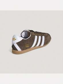 Adidas Originals 中性款 ORIGINALS ANFU 休閒復古棕色薄底 T 型鞋頭鞋 KJ3958 - 軍綠色 - 查看 4
