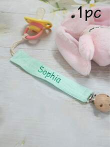 1 pieza/2 piezas Clip anti-caída personalizable, nombre bordable, llavero personalizado, personalización de nombre DIY, artículo decorativo, regalo para amigos/cumpleaños. - Estilo A - Ver 11