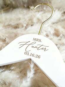 1/2 buah Gantungan Baju Pengantin yang Dipersonalisasi, Gantungan Baju Pengiring Pengantin, Gantungan Gaun Pengantin yang Disesuaikan, Hadiah untuk Pengiring Pengantin, Gantungan Gaun Pengantin yang Disesuaikan - MultiWarna - View 6