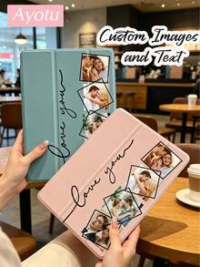 DIY Tablet Protective Case, Customized 4 Patterns Dopamine Design Compatible With IPad 11th Gen (A16) 2025 11-Inch, 2026 New Air 8 (M2), 10.2/10.9/11-Inch, Mini 6/7, Suitable As Gift For Family, Boyfriend, Mom, Dad, Kids, Personalized Gift, Gift For Her - Multicolor - View 1