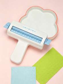 1/2 piezas Herramienta de repujado de papel ondulado, herramienta pequeña para plegar papel, adecuada para manualidades hechas a mano, cartulina y decoración de álbumes de recortes, con adhesivo de doble cara - multicolor - Ver 5