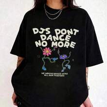 T-shirts pour femmes - Noir - Voir 1