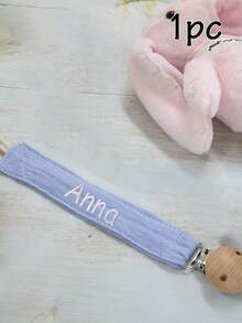 1 pieza/2 piezas Clip anti-caída personalizable, nombre bordable, llavero personalizado, personalización de nombre DIY, artículo decorativo, regalo para amigos/cumpleaños. - Estilo A - Ver 13