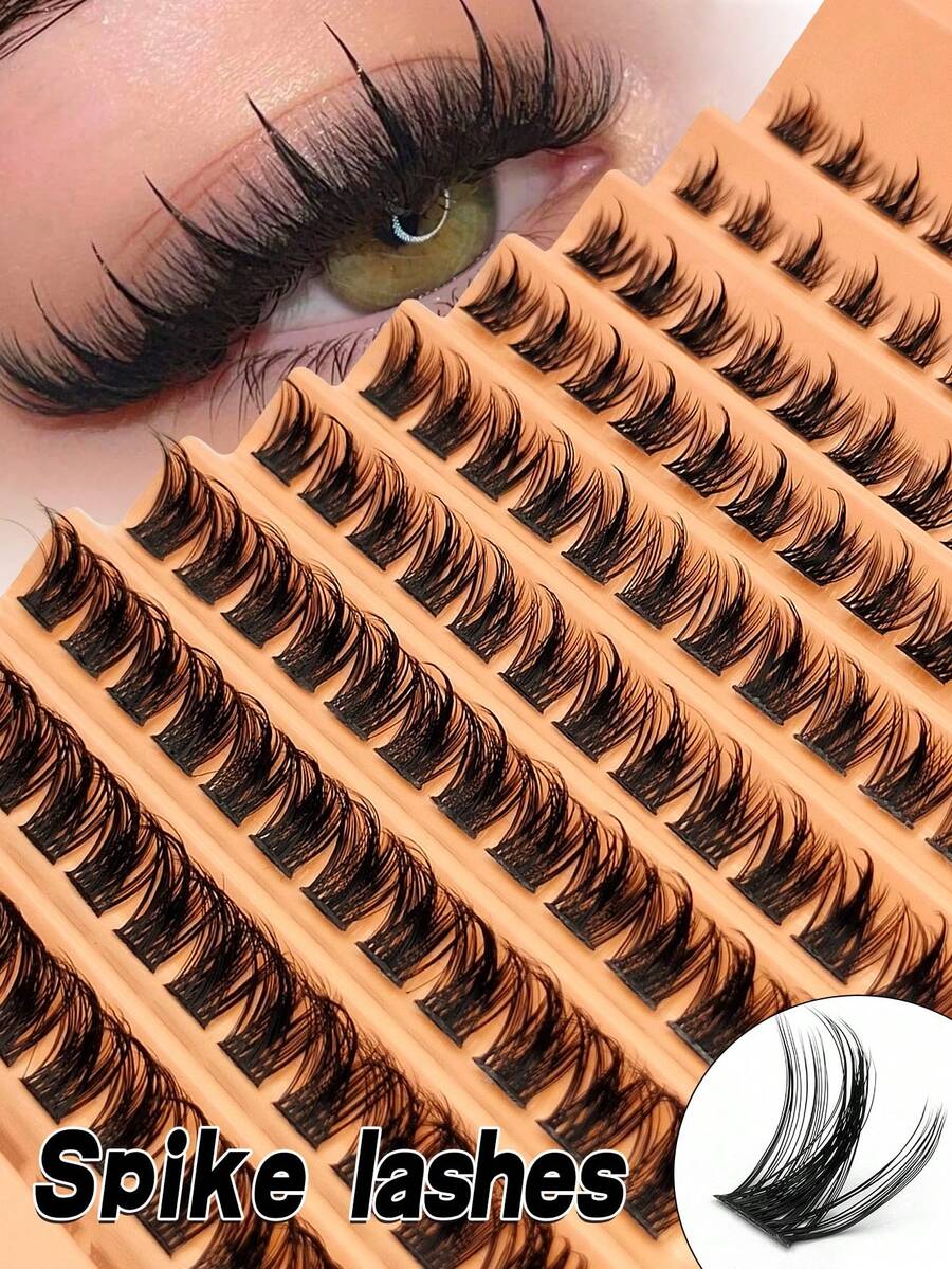 120 peças de pestanas postiças D Curl fofas e macias com pontas finas ...