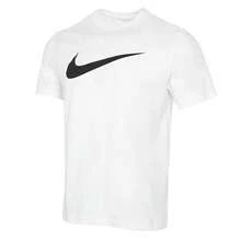 Nike Swoosh Large Logo Casual Retro Sporty Comfortable Breathable Crew Neck Short Sleeve T-Shirt Men's White - White - View 7