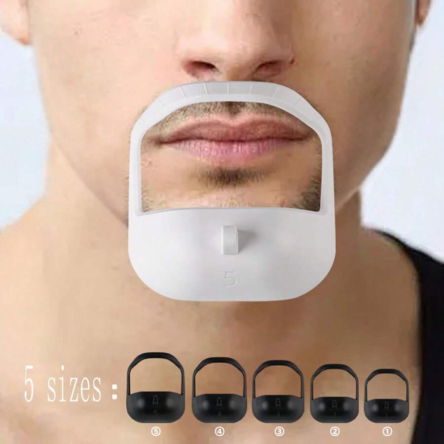 Goatee Beard Styling Template, Beard Styling Template, 5 Sizes 3-Piece Set