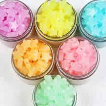 50pcs Macaron Color Jelly Star Acrylic Beads, Decorative Handmade Beads For DIY Jewelry Making, Suitable For Bracelets, Necklaces, Hair Accessories - DIY Stars - View 4