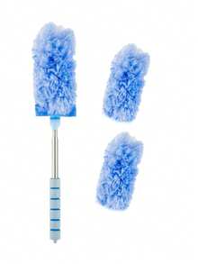 Car Dust Remover And Window Cleaner Set: Anti-Static Brush, For Car/Living Room/Bedroom/Desktop Dusting And Windshield Cleaning (1/3/5 Replacement Brush Heads) - Type a - View 25