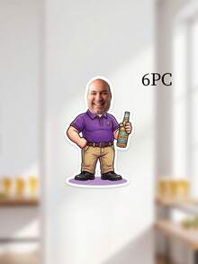 Custom Photo Beer Guy Banner, Personalized Cartoon Man Banner With Beer Mug,Custom Hanging Sign For Men Birthday, Beer Party Wall Decor Supplies - Multicolor - View 15