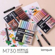 1 Set Of 9/48/72/96/192/288 Colors Alcohol Markers, Upgraded Ink, Strong Coloring Power, Wide Coverage, Suitable For Painting On Various Materials, Comes With Fabric Storage Bag, Convenient To Carry - Multicolor - View 4