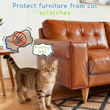 Cat Scratch Film Self-Adhesive, Transparent Sofa Scratch Protection, Anti-Scratch Wall, Furniture Scratch Protection Tape For Sofa Wall Door, Ideal For Furniture Sofa Wall Door Protection(Halloween, Christmas.) - 20*300cm - View 5