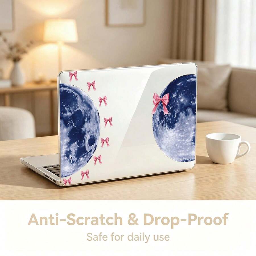 2件裝透明硬 PC 筆電保護殼,相容 MacBook,防滑矽膠腳墊、鏤空散熱孔、全包覆防震,適用 13 Neo/13.3 Air/13.3 Pro/13.6 Air/14.2 Pro/15 Air/16.2 Pro - 查看 1