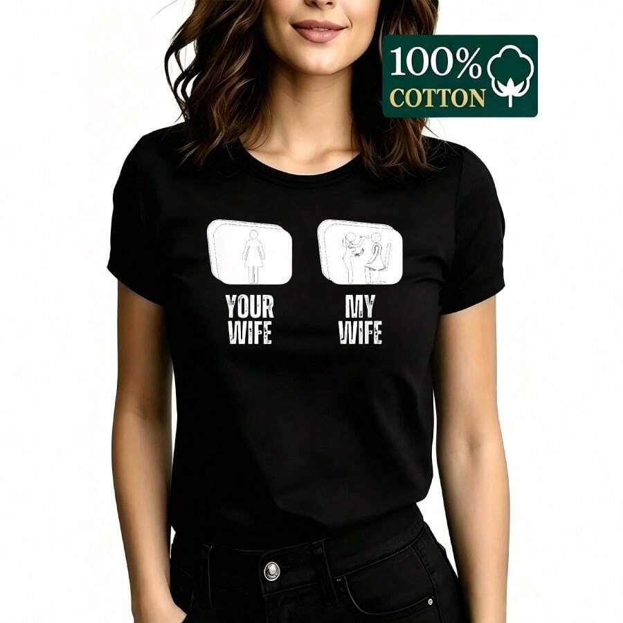 Women T-Shirts - Black - View 1