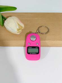 Macaron Keychain LED Counter, Mini Portable Bag Hanging Vibration Reminder Tally Counter, One-Click Reset Large Screen Clear Reading, Multi-Color Full Set Pocket Style, Universal Counting Tool For Prayer, Meditation And Pilgrimage - Multicolor - View 17