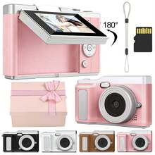 2.4 Inch IPS 48MP Digital Camera - 1080P Video, Time Lapse, USB-C Charging. Easy To Carry And Use. Suitable For Boys, Girls And Children's Back To School, New Year, Birthday Gifts. Ideal For World Cup And Valentine's Day - Multicolor - View 3