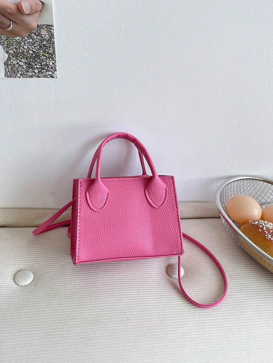 1件女款純色壓紋刺繡石紋手提包,肩背包、斜挎包,拉鍊開合,草編手提包,優雅女款休閒包,可收納女用錢包、化妝品、手機、零錢包,適合夏季海灘度假、購物、攝影,也是送給女友、媽媽的絕佳節日禮物 - 粉色 - 查看 1