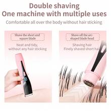 HYUNDAI Multifunctional 2-In-1 Double Head Electric Shaver, Compact And Portable, Multi-Purpose Shaver, Unisex, Painless Build, Can Remove Excess Appearance On The Face, Arms, Arms, Armpits, Graduation Season, Summer - View 5