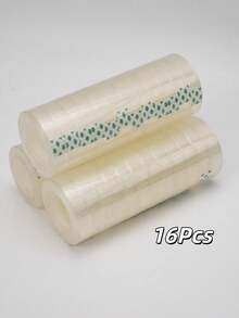 1.2cm Wide Transparent Mini Stationery Tape Roll, Thickened Strong Adhesive Clear Tape, Suitable For Office, School, Gift Wrapping, Paper Repair And Daily Craft Use - Transparent Self-adhesive Tape - View 13