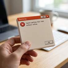 1pc Random/4pcs Funny Retro Computer Error Sticky Notes, 4 Designs Retro Windows Pop Up,Y2K Aesthetic Window Memo Pads,Suitable For Office Desk Additions, Humorous Coworker Gift And Unique Work Space Reminders School Supplies - one-size - View 6