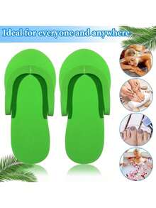 12/24 Pairs Guest Pedicure Slippers, Foam Flip Flops, Pedicure Shoes, Sandals, Women's Spa Party Supplies Wholesale, Slippers Length 26cm, Unisex - View 7