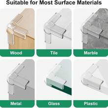 4/6/8/10/12PCS Table Corner Guards Baby Safety Edge Protectors Corner Protectors Children Protective Corner Guards Edge Protection Suitable For Furniture Baby Protection Corners Coffee Table Edge Protection - Multicolor - View 7