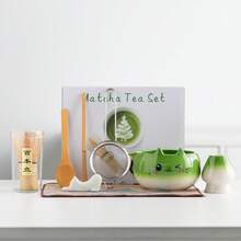 1 buah/8 buah Mangkuk Matcha Telinga Kucing Lucu, Pengocok Matcha Jepang, Mangkuk Teh Keramik, Alat Persiapan Matcha, Alat Pembuatan Makanan Penutup dan Minuman, Kotak Hadiah Jepang, Set Hadiah Liburan - MultiWarna - View 11