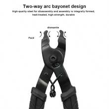 Bicycle Link Chain Buckle Pliers Road Bike Link Remover Clamp Quick Release Link Removal Repair Tool MTB Magic Button Clamp Tool - A - View 8