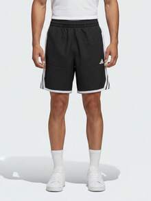 Adidas 男款 CRAZYLITE SHORT 梭織運動短褲 KV9675 - 黑色 - 查看 1