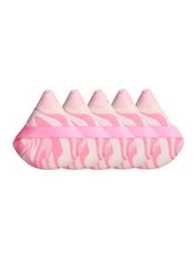 Triangle-Shaped Velvet Powder Puff 5/10/20/30/50/100pcs,Made Of Super-Soft Velvet, Designed For Contouring, Eye, And Corner, Suitable For All Skin Types. - Multicolor - View 13
