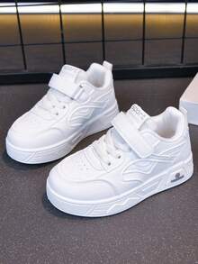 1 Pair Kids' Sports Skateboard Shoes, Lightweight And Comfortable, Suitable For Multiple Occasions - White - View 8