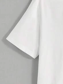 2025New Summer Collection Of Plus-Size Men's Clothing With Stylish Lettering And Inspirational Designs'Never Give Up,Positive And Uplifting' And - 黑色 - 查看 11