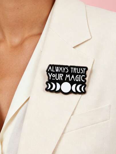 ALWAYS TRUST YOUR MAGIC Enamel Pins Quote Brooch Lapel Pin Badge On Backpack Clothing Accessories Fashion Jewelry Gifts