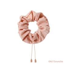 Adjustable Yoga Mat Scrunchie, 2-In-1 Yoga Mat Strap And Hair Tie, Fits All Standard & Extra Thick Yoga Mats, Expands Up To 11" X 11", Pink/Black, NOT Include Mat, ONLY Scrunchie - Adjustable Elastic Mat Scrunchie - View 9