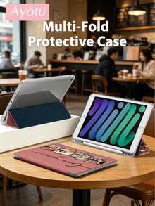 DIY Tablet Protective Case, Customized 4 Patterns Dopamine Design Compatible With IPad 11th Gen (A16) 2025 11-Inch, 2026 New Air 8 (M2), 10.2/10.9/11-Inch, Mini 6/7, Suitable As Gift For Family, Boyfriend, Mom, Dad, Kids, Personalized Gift, Gift For Her - Multicolor - View 5