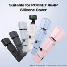 6 Set-Étui de protection en silicone pour OSMO Pocket 4 &4P, protecteur d'objectif, manchon résistant aux rayures, compatible avec OSMO Pocket 4, ensemble/kit d'accessoires - Voir 2