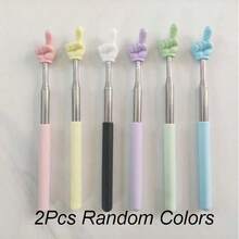 Multi-Color Retractable Teacher Pointer, Pastel Retractable Pointer, Suitable For Reading, Blackboard, Whiteboard And Piano Scores, Essential Tool For Classroom Teaching. Waterproof Design, Can Be Used As A Presentation Pointer Or Drawing Pen, Ideal Christmas Gift For Teachers And Students! - Multiple Styles - View 10