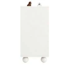 Sideboard (120*35*71cm), Storage Unit For Dining Room And Living Room, Sideboard With Storage Space, Anti-Tip, Modern, Sleek Design Sideboard With Adjustable Top, White (N620P240714W) - 白色 - 查看 10