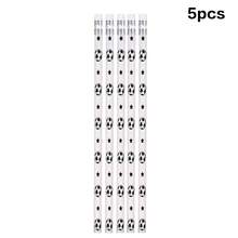 Football Pattern Wooden Pencil With Eraser, Smooth Graphite Writing Pencil, Suitable For Daily Notes, Drawing Stationery - C - View 6