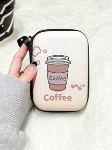 Bow Shaped Love Earphone Data Cable Charger Storage Bag Earphone Storage Box Anti Drop Zipper Bag Cartoon Creative - Multicolor - View 6