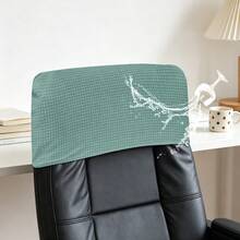 1 PC Waffle Chair Boss Headrest Cover, Replaceable, Easy To Replace, Washable, Oil-Proof, Detachable Elastic Headrest Cover For Boss Chair And Gaming Chair, Suitable For All Seasons, Multiple Colors Available, Anti-Slip Half Package - 1PC - View 13