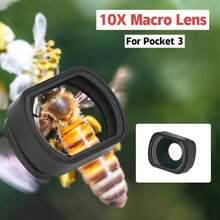 10X 微距鏡頭，相容於 Osmo Pocket 3/Pocket 4，近拍濾鏡高畫質微距攝影鏡頭，磁吸式安裝/多層鍍膜/光學玻璃 - 查看 2